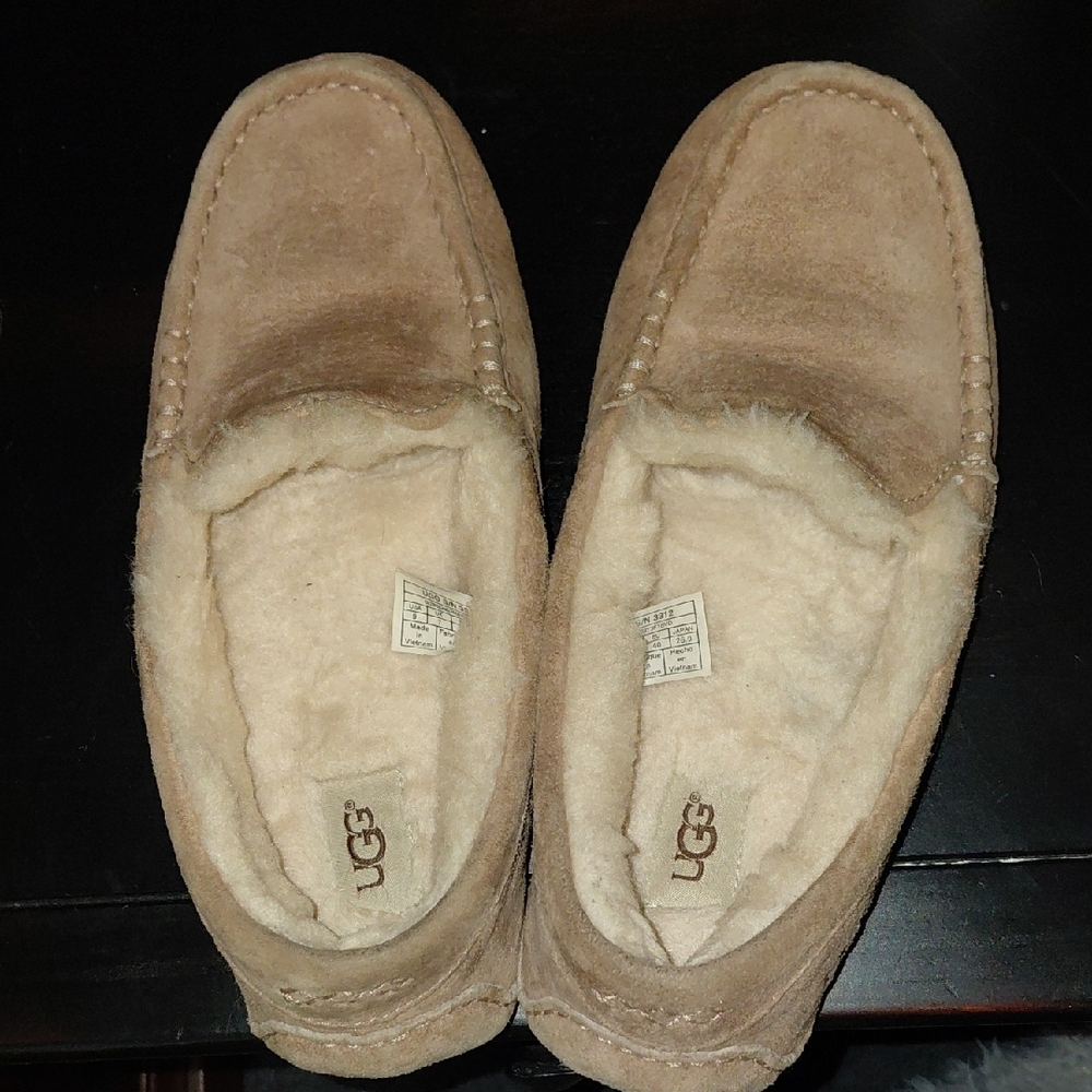 UGG Women's Tan Slip-On Loafers